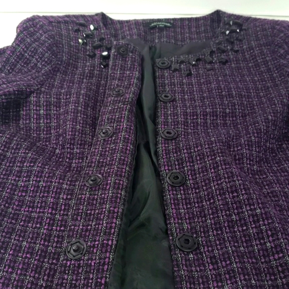 Notations Purple & black Lovely Women's Jacket Size XL. - Picture 15 of 16